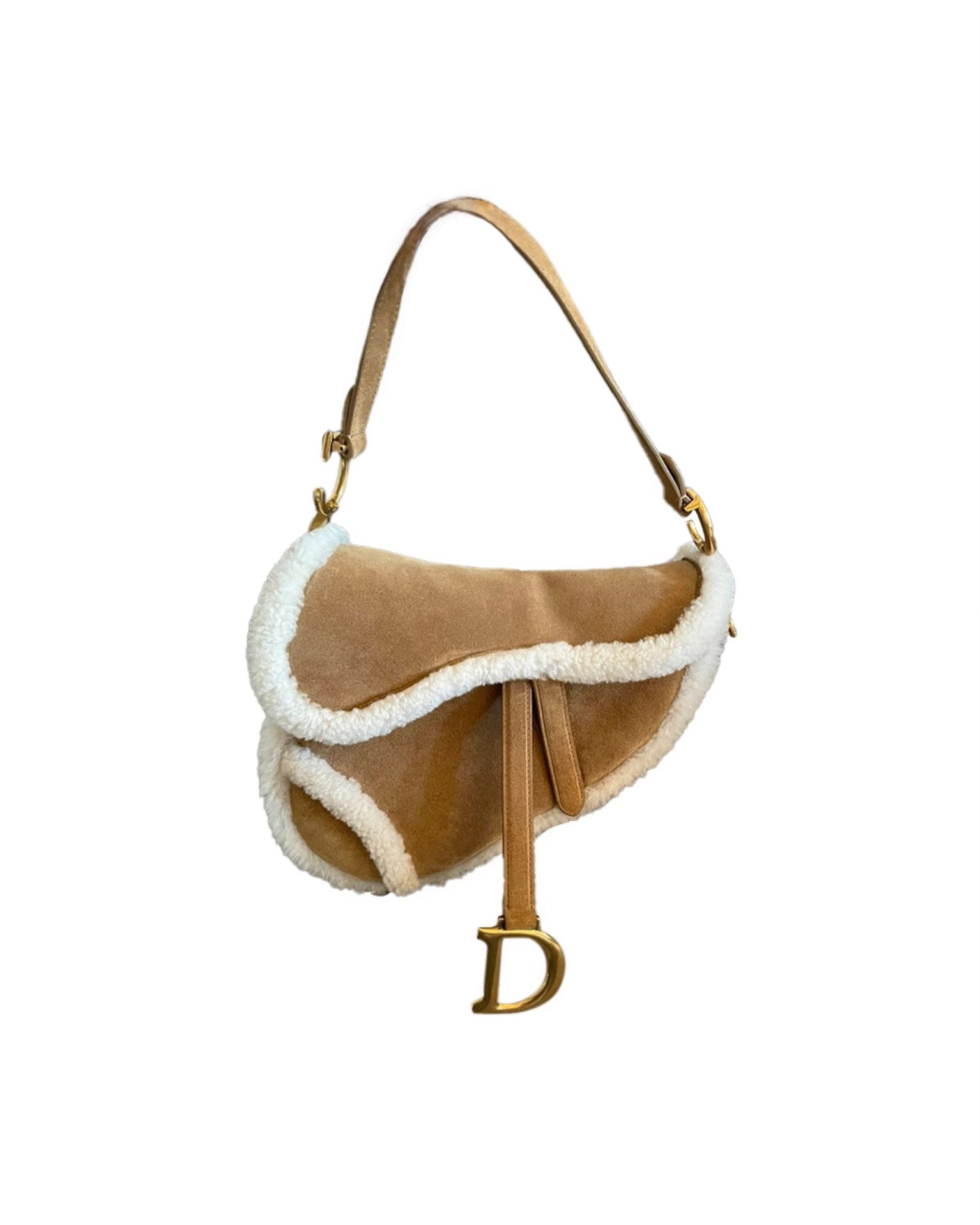 Dior saddle bag suede sale