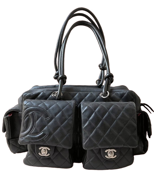 Chanel Cambon Reporter Leather Handbag