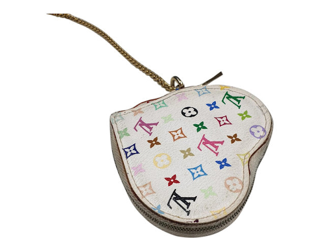 Louis Vuitton Takashi Murakami 2006 Heart Chained Coin Purse