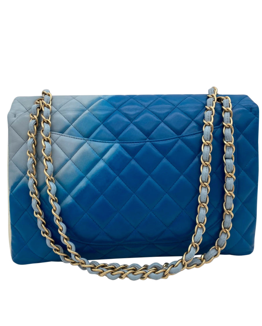 Chanel Jumbo Flap Bag Blue Ombre