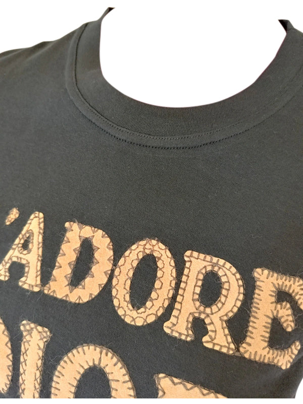 Dior J’adore T-shirt Black And Brown