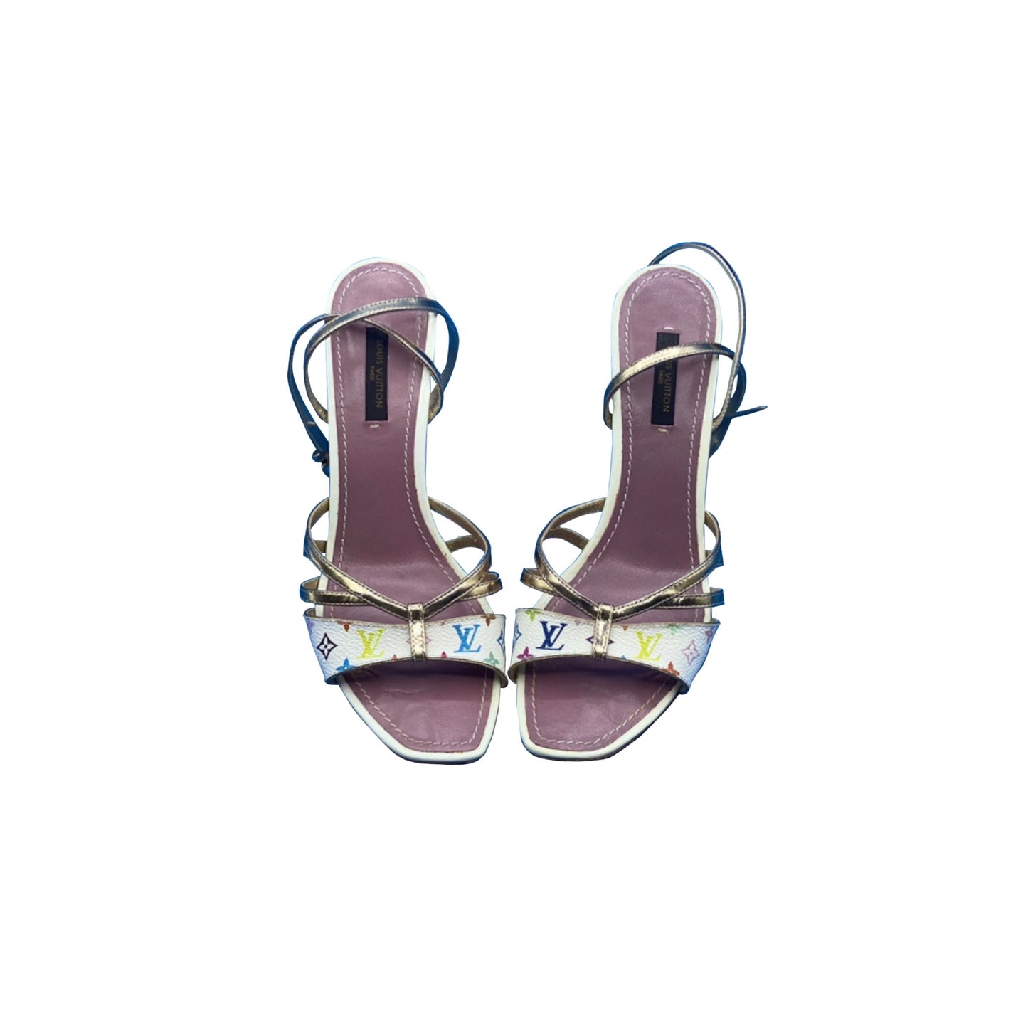 Louis Vuitton Monogram Strapped Sandals