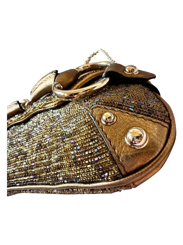 Gucci Embellished Horsebit Chain Handbag