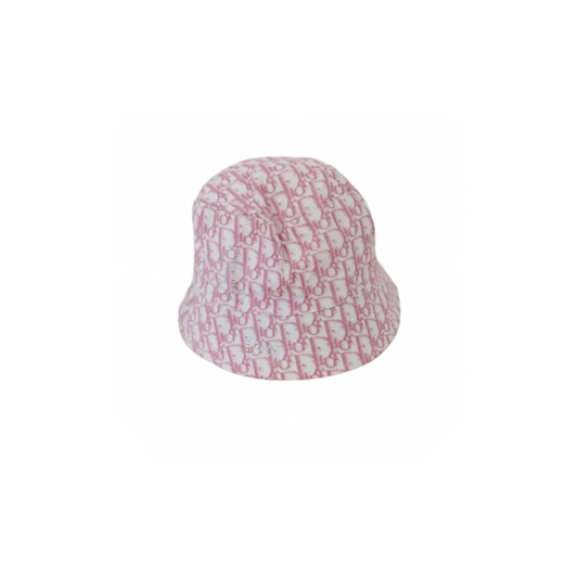 Christian Dior Pink Monogram Bucket Hat