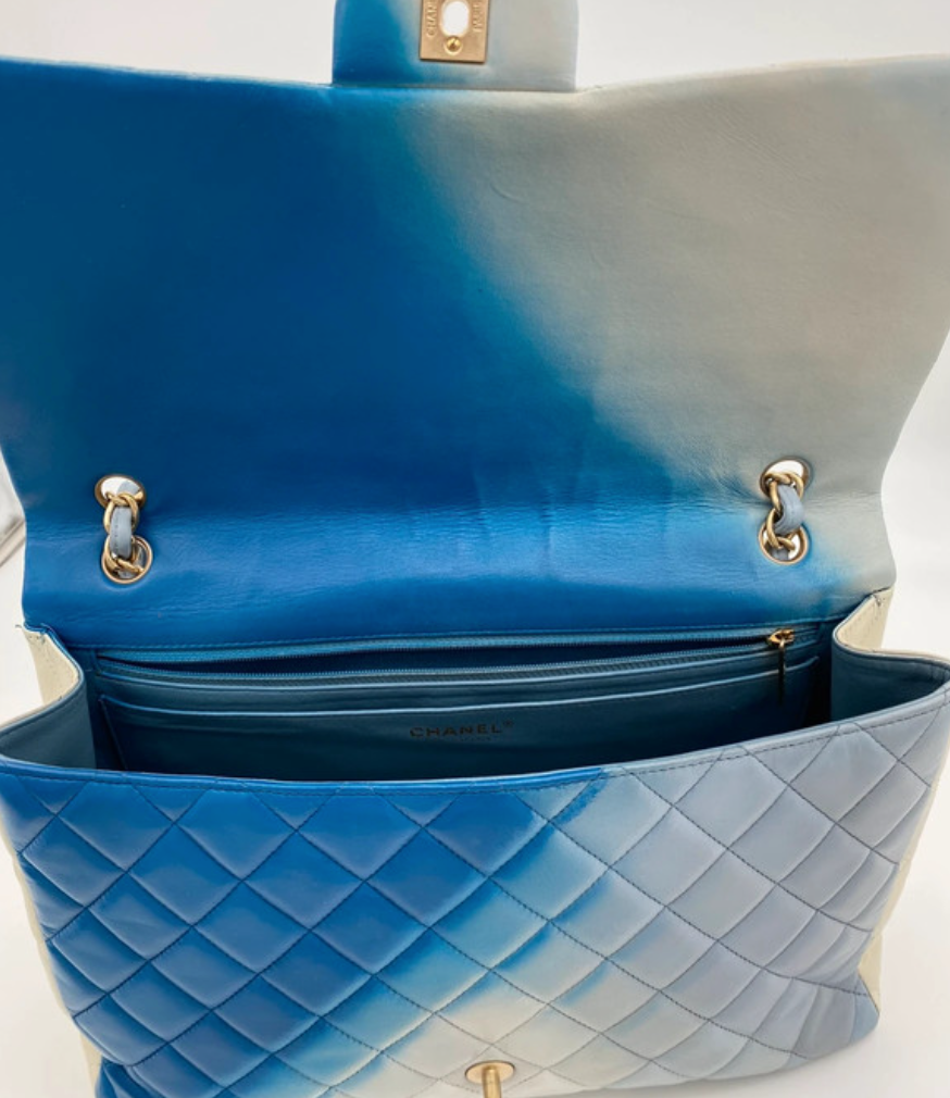 Chanel Jumbo Flap Bag Blue Ombre