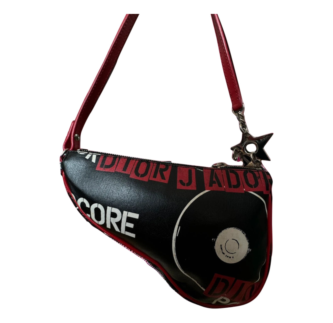 Christian Dior 2003 Hardcore Piercing Saddle Bag