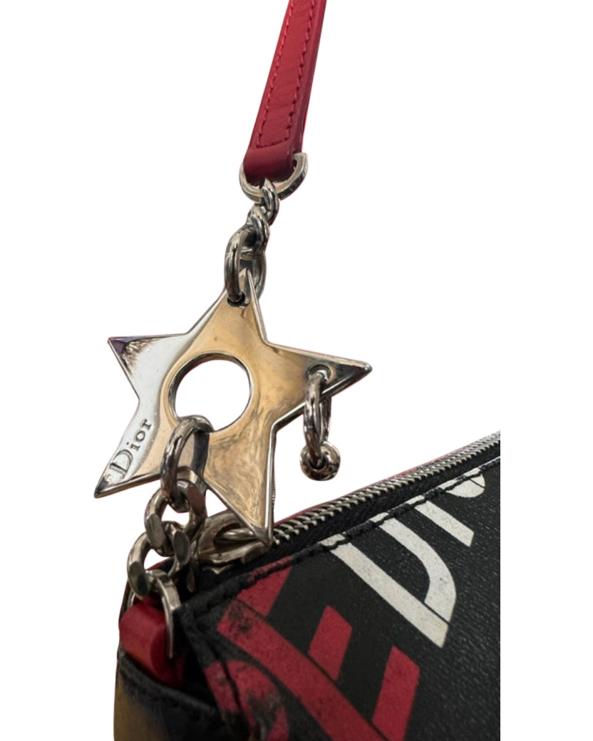 Christian Dior 2003 Hardcore Piercing Saddle Bag