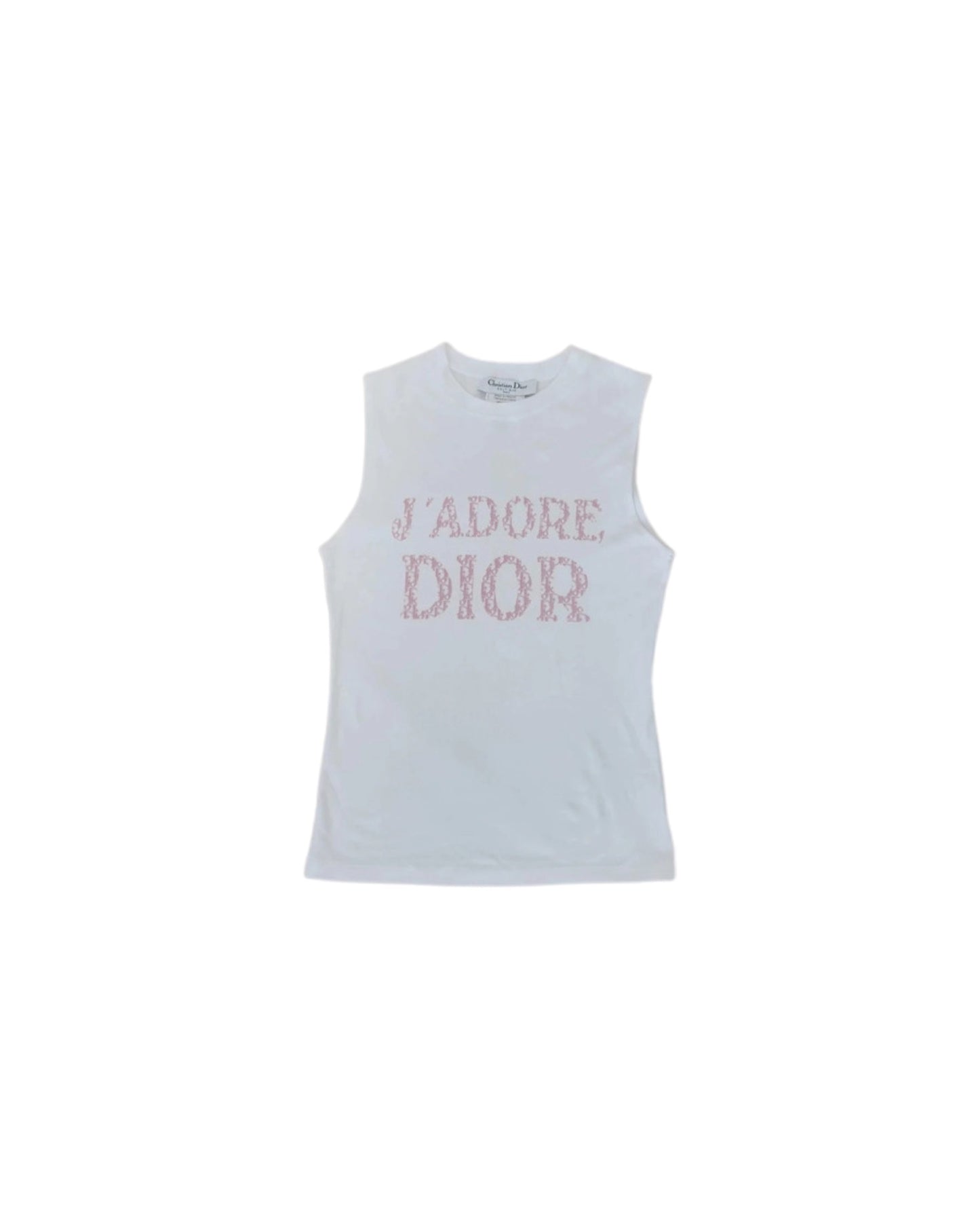 Christian Dior J’adore Dior Pink Monogram Tank Top