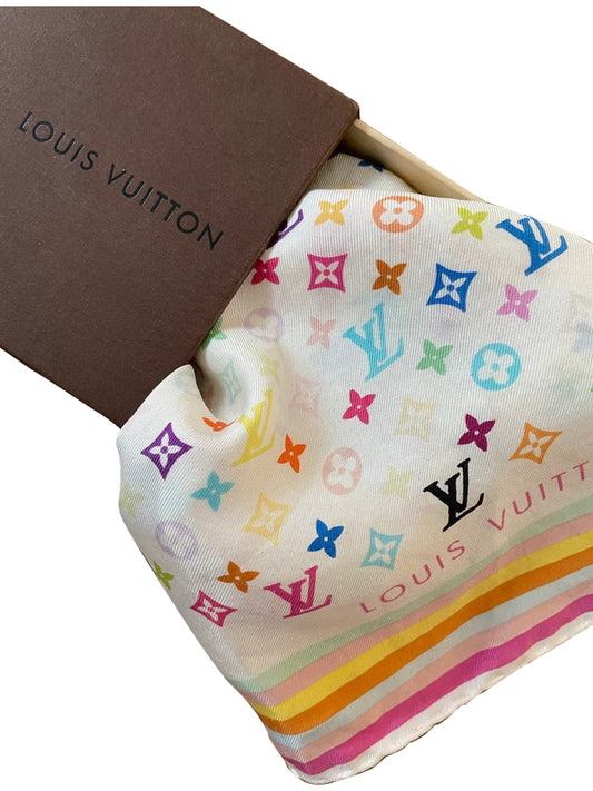 Louis Vuitton Takashi Murakami Silk Scarf