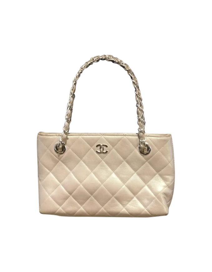 Chanel White Pearl Handbag