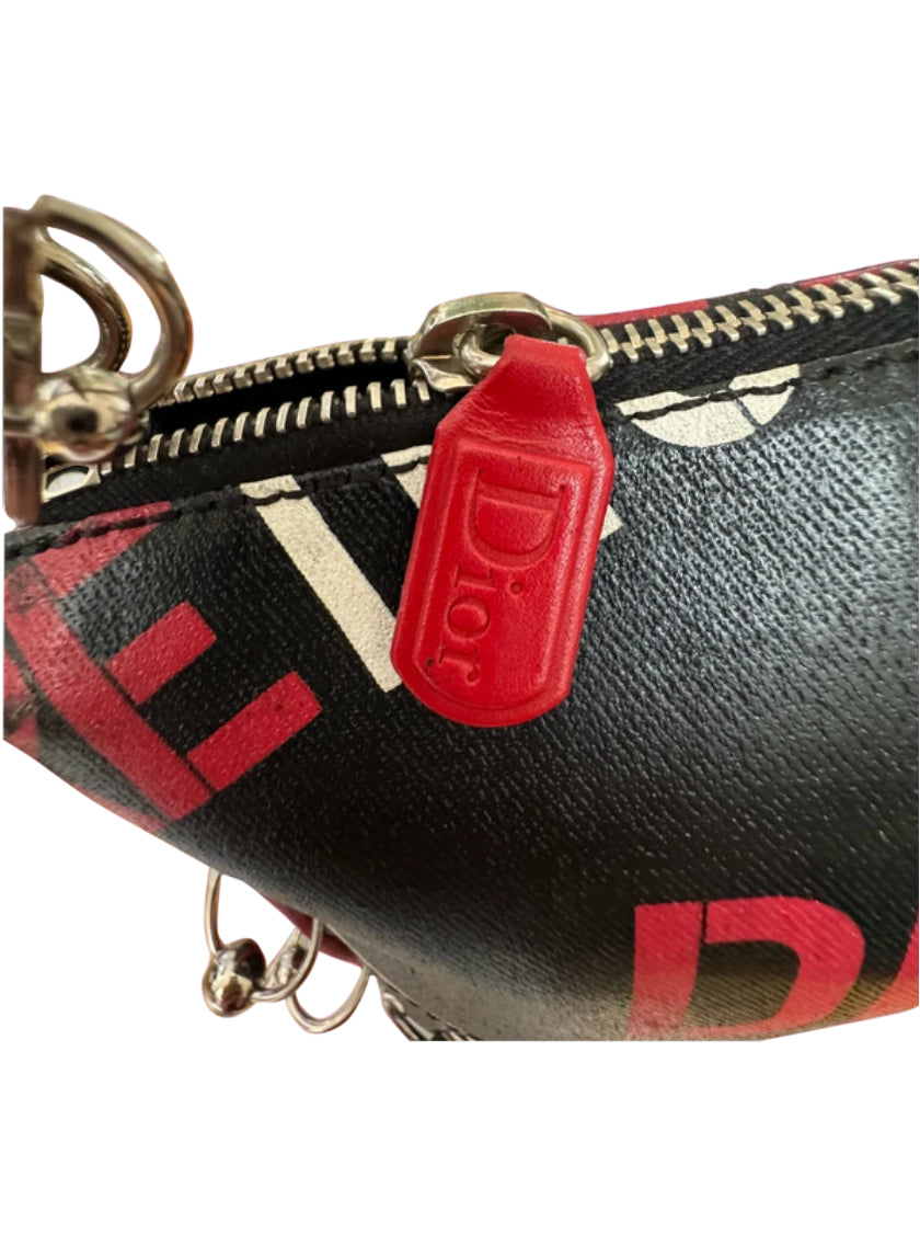 Christian Dior 2003 Hardcore Piercing Saddle Bag