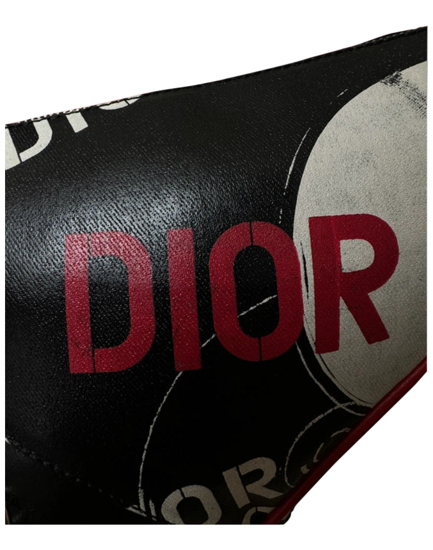 Christian Dior 2003 Hardcore Piercing Saddle Bag