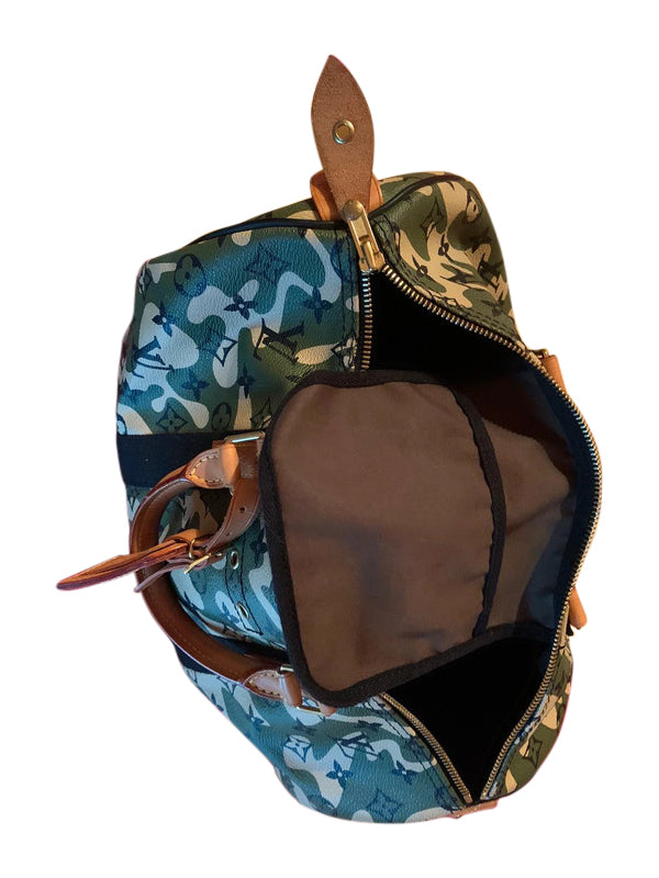 Louis Vuitton Takashi Murakami Monogramouflage Speedy 35 Handbag