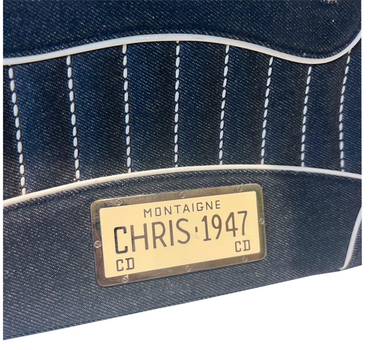 Christian Dior Cadillac Denim Handbag