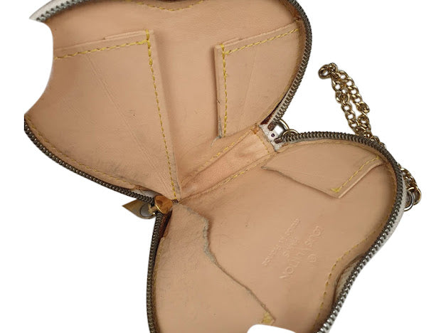 Louis Vuitton Takashi Murakami 2006 Heart Chained Coin Purse