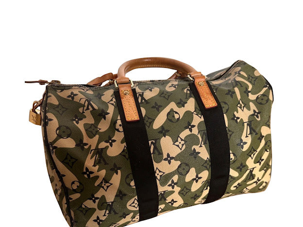 LOUIS VUITTON, a Monogramouflage Speedy 35 handbag, design