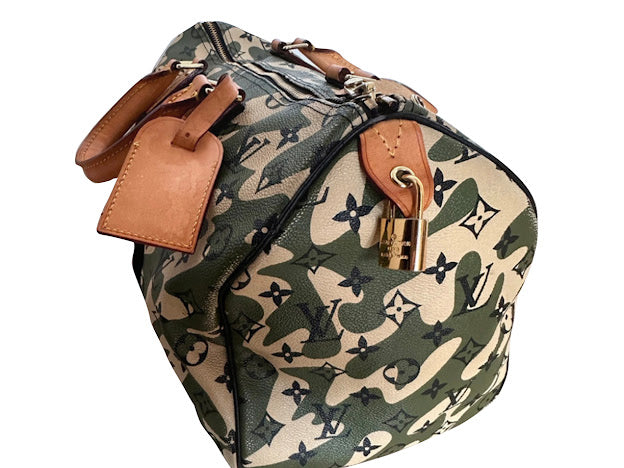 Louis vuitton camouflage online speedy 35