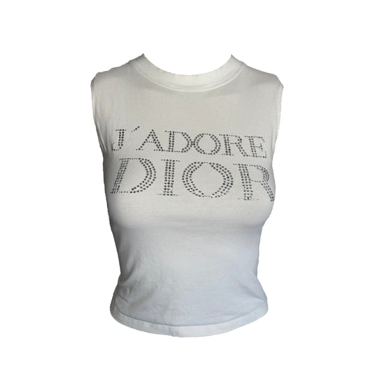 Christian Dior J'Adore Crystal Tank Top