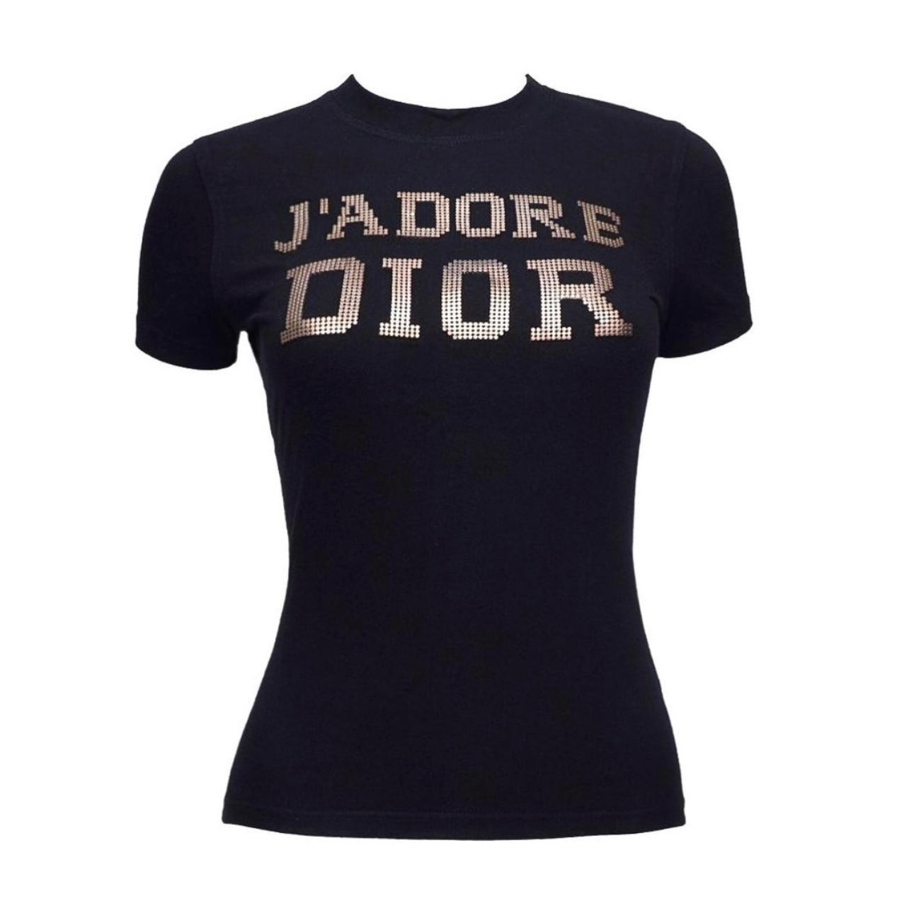 Christian Dior J'adore Metallic Logo T-shirt