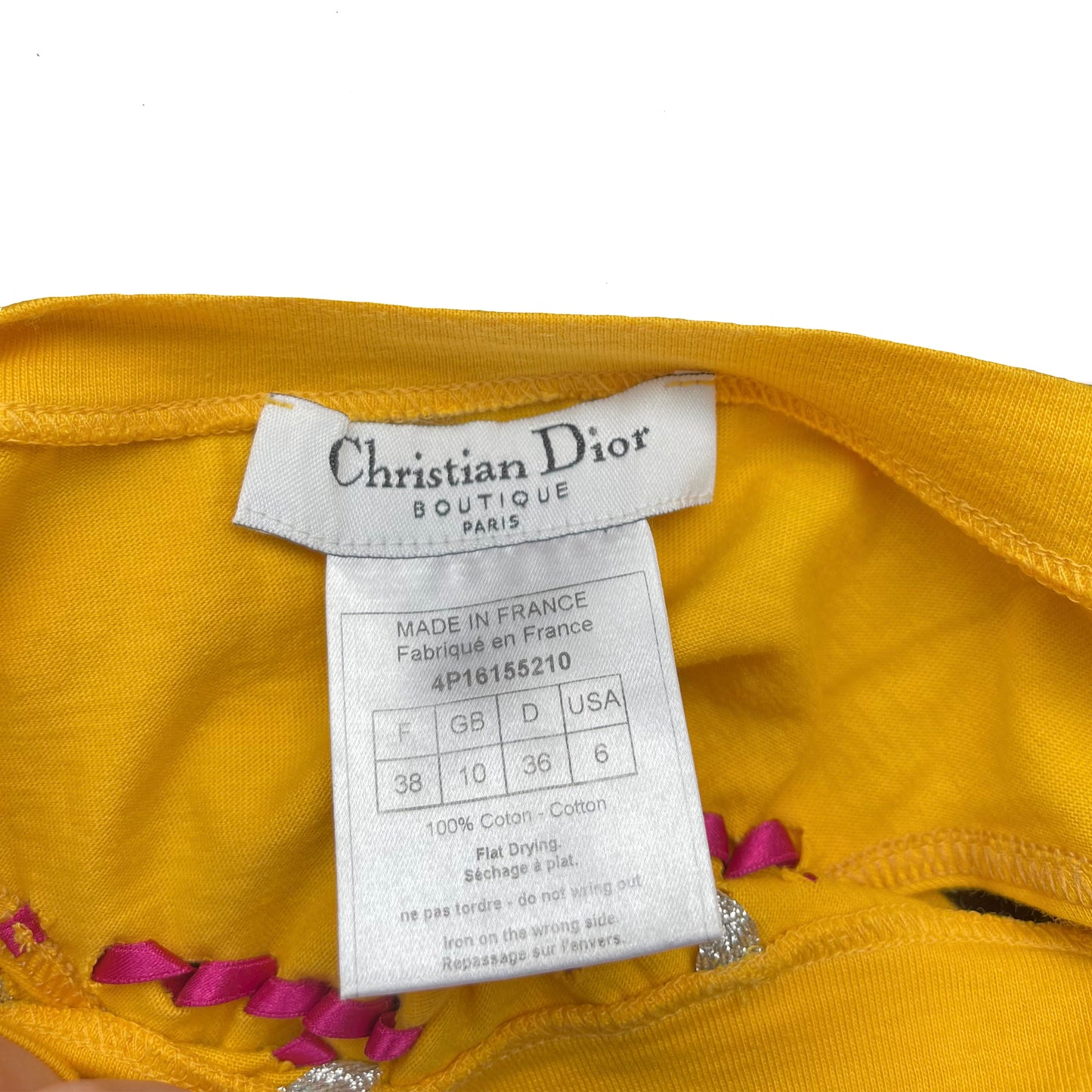 Christian Dior Laced Top