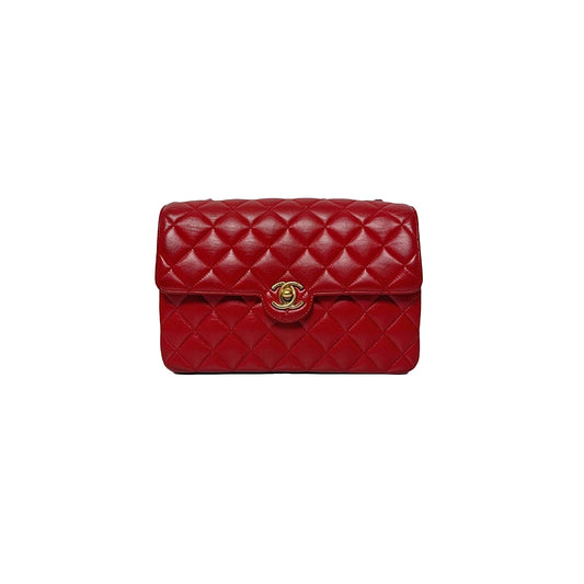 Chanel 24K Gold Plated HDW Mini Flap Bag
