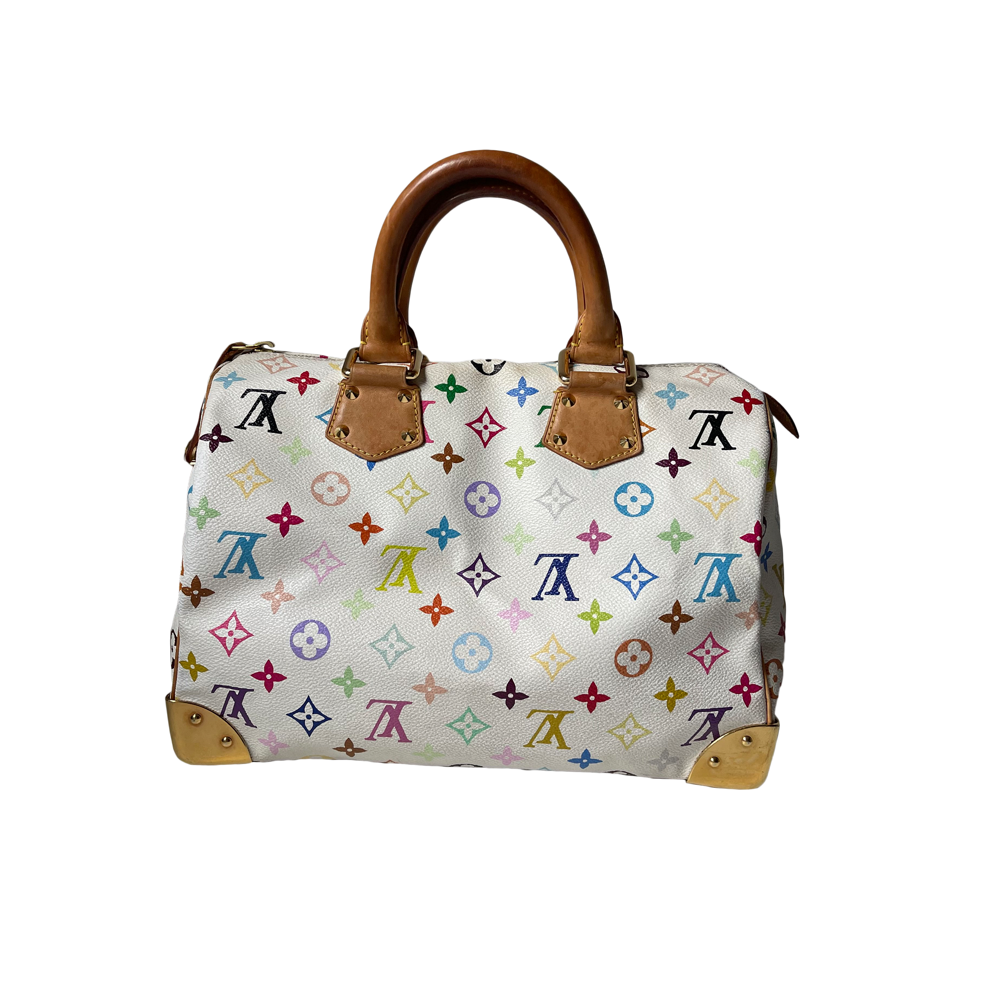 Louis Vuitton x Takashi Murakami Speedy 30 leather bag Multiple